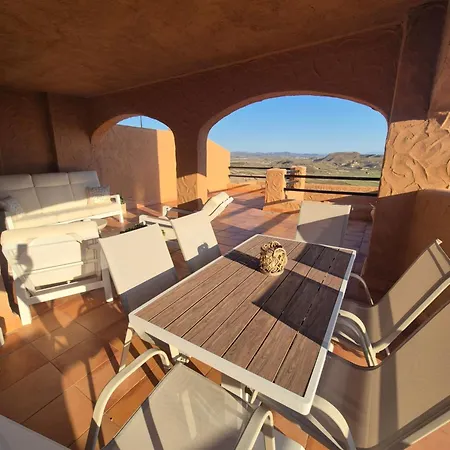 Mojacar Panoramic Terrace With Golf & Mountain Views *